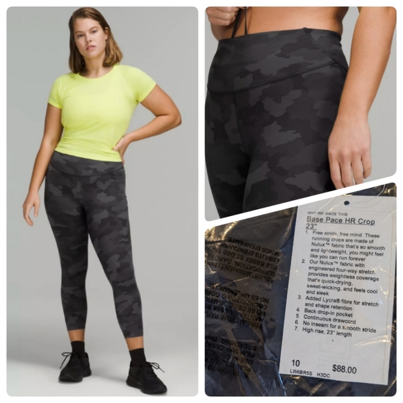 lululemon athletica Pants - Lululemon Base Pace HR crop 23'